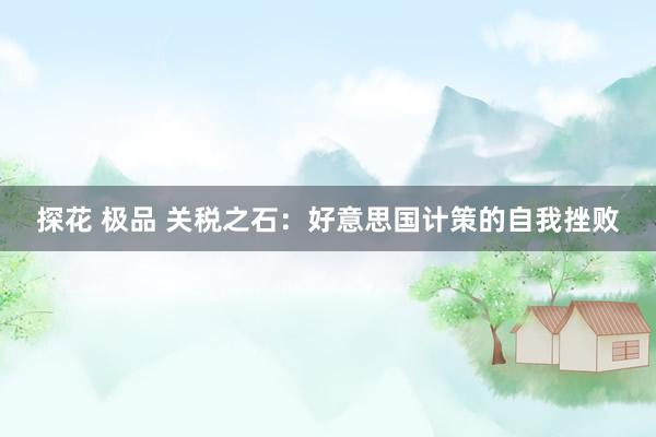 探花 极品 关税之石：好意思国计策的自我挫败