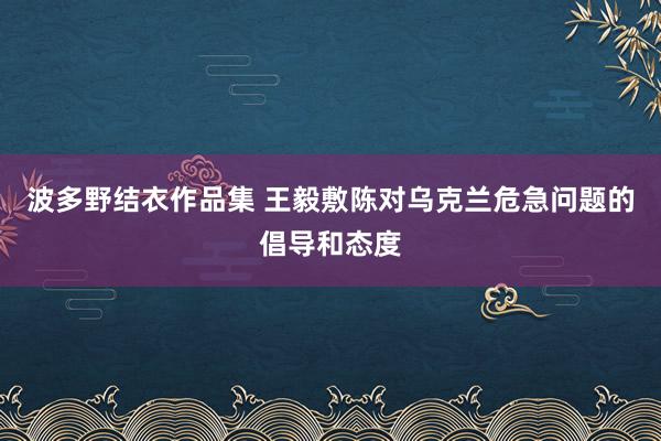 波多野结衣作品集 王毅敷陈对乌克兰危急问题的倡导和态度
